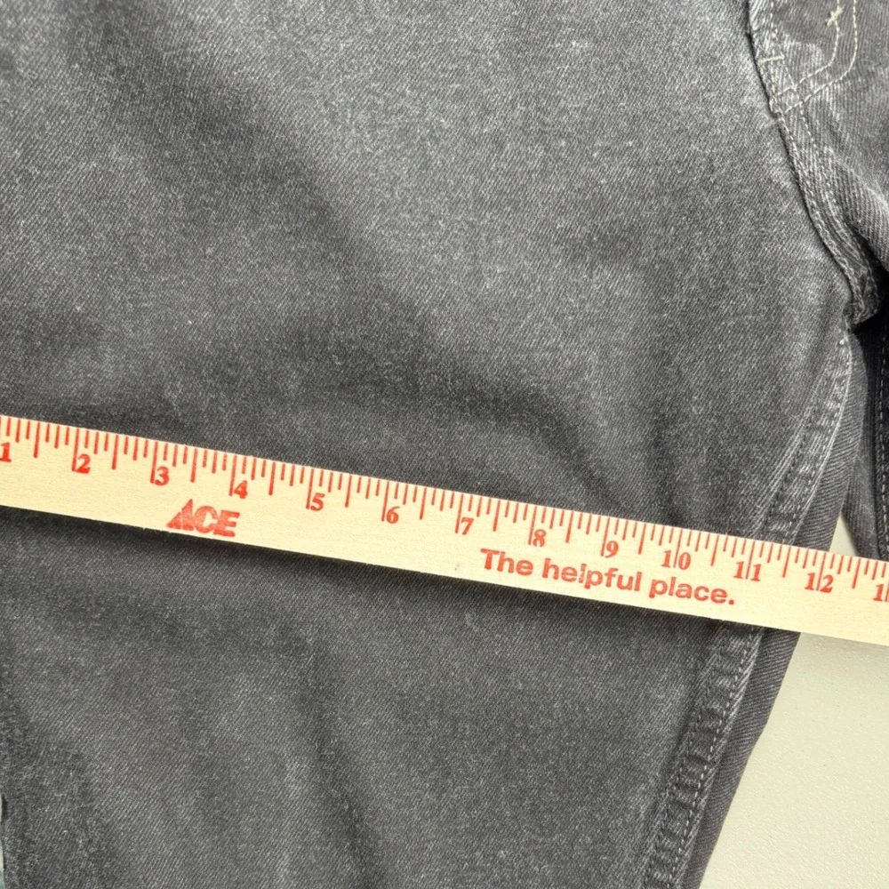 Levis 505 Regular Fit Jeans Mens 36x29‎ Faded Black Straight Leg Denim Pants